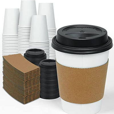 Coffee cups with lids