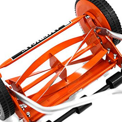 American Lawn Mower Company 1204-14 14-Inch 4-Blade Push Reel Lawn Mower, Red