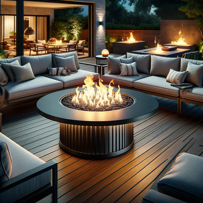 Outdoor Fire Pit Table