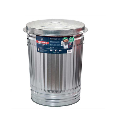 Behrens Galvanized Steel Trash Can, 31-Gallon