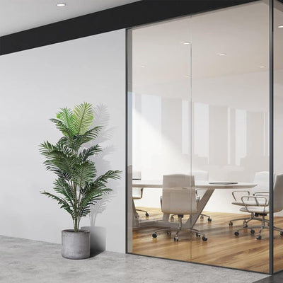 Ruopei 6ft Faux Palm Trees for Indoor Set of 2 - Tall Fake Floor Plant for Living Room Artificial Tree Large Tropical Plants with Pot Office Home Bedroom Decor Outdoor