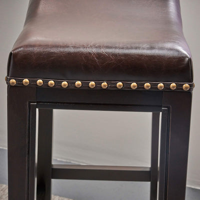Christopher Knight Home Avondale Backless Bar Stools,12"D x 18.13"W x 30"H, 2-Pcs Set, Brown