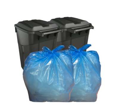 Buy High-Quality 30 Gallon Blue Trash Bags – Perfect for Your Industrial, Commercial or Residential Garbage Disposal Needs