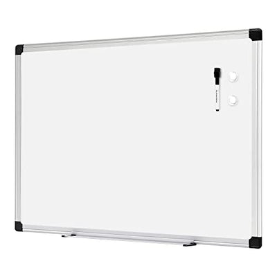 Amazon Basics Magnetic Dry Erase White Board, 36 x 24-Inch Whiteboard - Silver Aluminum Frame