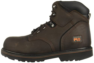 Timberland PRO mens Pit 6 Inch Steel Safety Toe Industrial Work Boot, Brown/Brown, 10 US