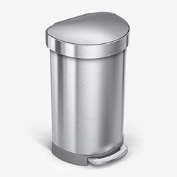 Buy simplehuman 45L Semi-Round Trash Can - Hands-Free Step | TrashRite