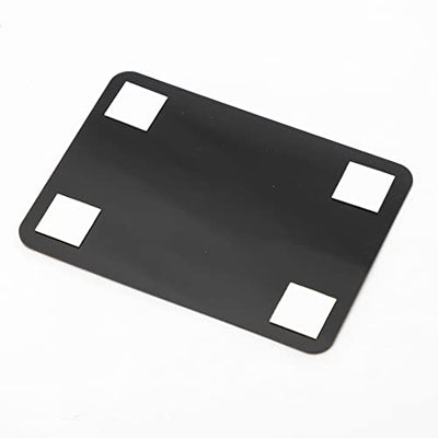 All Quality Please Do Not Flush Thank You Classic Framed Bathroom Etiquette Sign - Laser-Engraved Lettering | Durable ABS Plastic | Vibrant Colors - 4" x 6" (Brushed Silver)