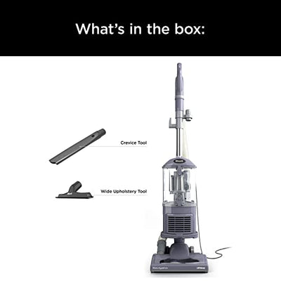 Shark NV352 Navigator Lift Away Upright Vacuum, Hepa Filter, Anti-Allergen Technology, Swivel Steering, Ideal for Carpet, Stairs, & Bare Floors, with Wide Upholstery & Crevice Tools, Lavender