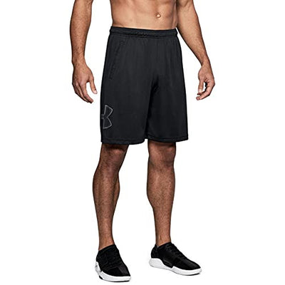 Under Armour Mens Tech Graphic Short , Black (001)/Graphite , Large