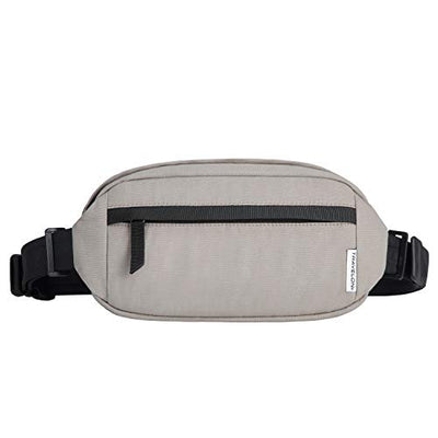 Travelon Origin-Sustainable Anti-Theft-Hip Pack Waistpack/Crossbody, Driftwood, 10” W X 5.5” H X 1.5”D