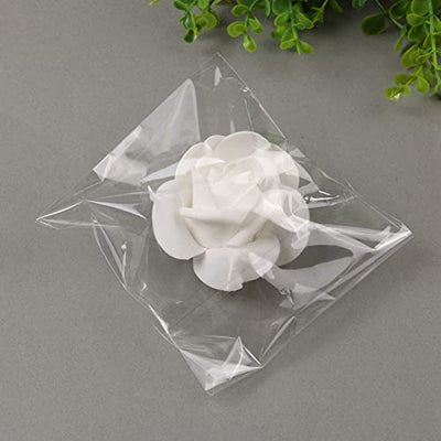 Clear Self Sealing Cellophane Bags,4x6 Inches 200 Pcs Cookie Bags Resealable Cellophane Bag for Packaging Cookies,Gifts,Favors, Products,Candy