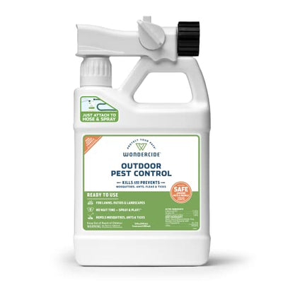 Wondercide - EcoTreat Ready-to-Use Outdoor Pest Control Spray with Natural Essential Oils - Mosquito, Ant, Insect Repellent, Treatment, and Killer - Plant-Based - Safe for Pets, Plants, Kids - 32 oz