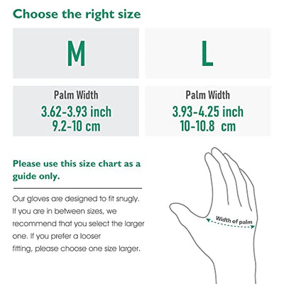 COOLJOB Gardening Gloves for Men, 6 Pairs Breathable Rubber Coated Garden Gloves for Weeding Landscaping, Outside Work Gloves for Lawn Yard, Men’s Large Size, Black & Red (Half Dozen L)