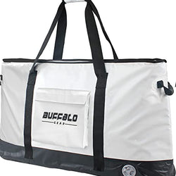 Buffalo Gear Insulate Fish Cooler Bag,100L Large Kill Bag Waterproof Fish Bag Keep Ice-Cold More Than 48 Hours（40x22x10 in）