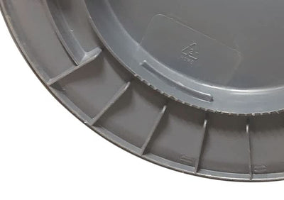 Winco PTC-20G Round Trash Can, 20 Gallon, Gray