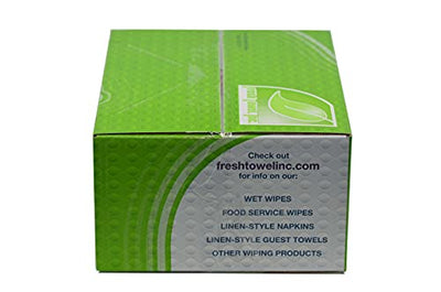 Fresh Towel Foodservice Reusable Paper Towels - 1/4 Fold, 13 x 20 inches - (1 Case of 200) All Purpose Cleaning Towels (Pink Solid)