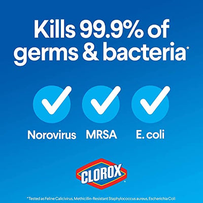 Clorox Bleach Liquid Cleaner for Laundry and Bathroom, HE Performance Bleach, 121 oz. Bottle 3 Pack, Wholesalehome Cleaning Cloth Included