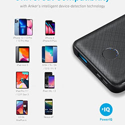 Anker Portable Charger, 313 Power Bank (PowerCore Slim 10K) 10000mAh Battery Pack with USB-C (Input Only) and PowerIQ Charging Technology for iPhone, Samsung Galaxy, and More.