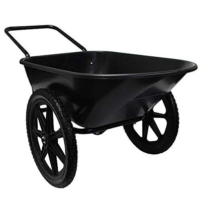 2 PACK -Marathon 92010 Flat Free 20" Replacement Tire Assembly for Rubbermaid Big Wheel Carts, Black