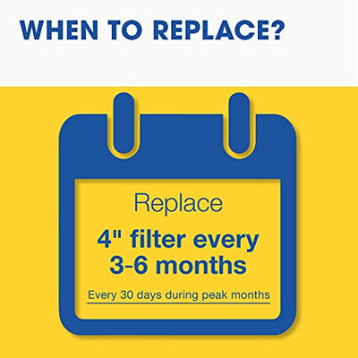 Aerostar 16x25x4 MERV 13 Pleated Air Filter, AC Furnace Air Filter, 6 Pack (Actual Size: 15 1/2"x24 1/2"x3 3/4")