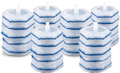 Clorox Toilet Wand Disinfecting Refills, Toilet and Bathroom Cleaning, Toilet Brush Heads, Disposable Wand Heads, Blue Original, 30 Count