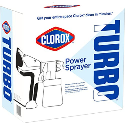 CloroxPro Turbo Handheld Power Sprayer for Small Businesses, Lightweight Healthcare Cleaning and Industrial Cleaning, Clorox Disinfectant Sprayer, Covers Large Areas - 60089