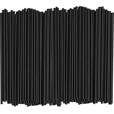 Comfy Package, Coffee & Cocktail Stirrers/Straws, Disposable Plastic Sip Stir Sticks – Black [1000 Count] 5 Inch
