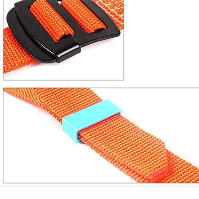 Full Body Safety Harness Tool Fall Protection，OSHA/ANSI Compliant,ASTM F1774certified | INTERNAL Shock Absorbing Lanyard（Orange）