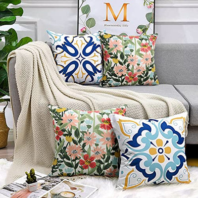 Waterproof throw pillow covers online
