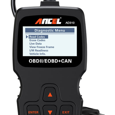 ANCEL AD310 Classic Enhanced Universal OBD II Scanner Car Engine Fault Code Reader CAN Diagnostic Scan Tool-Black