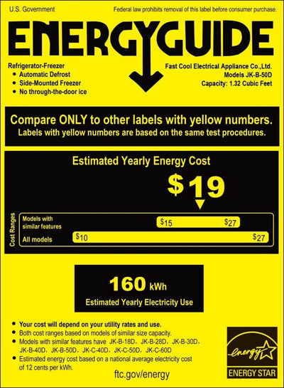 Domende 12 volt Refrigerator 54qt Portable Freezer Electric Cooler Compressor Car Fridge for Car Truck Vehicle RV Boat Outdoor and Home use 12/24V DC and 90-250 AC,Cooling to -4F