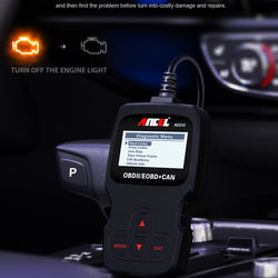 ANCEL AD310 Classic Enhanced Universal OBD II Scanner Car Engine Fault Code Reader CAN Diagnostic Scan Tool-Black