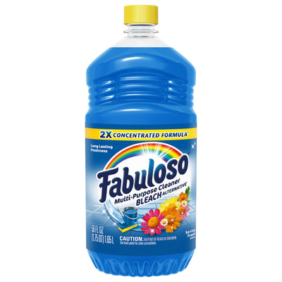 Fabuloso Multi-Purpose Cleaner, 2X Concentrated Formula, Spring Fresh Scent, 56 oz