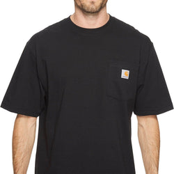 CarharttMenLoose Fit Heavyweight Short-Sleeve Pocket T-ShirtBlackLarge