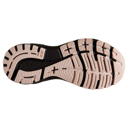Brooks Women's Adrenaline GTS 22 Supportive Running Shoe - Grey/Rose/Black - 8 Medium