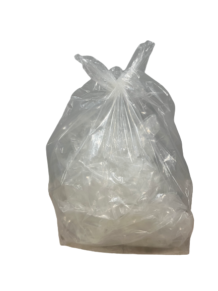 Nicole Home Collection Clear Trash Bags with Ties 30 Gal